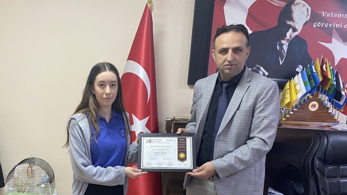 Öğrencimiz İNTERSTENO 2024 Türkiye İhsan Yener Klavye Şampiyonasında Türkiye 3.sü oldu